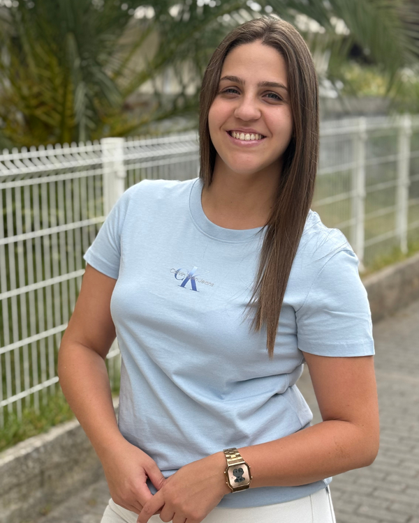 T-Shirt Azul Calvin Klein