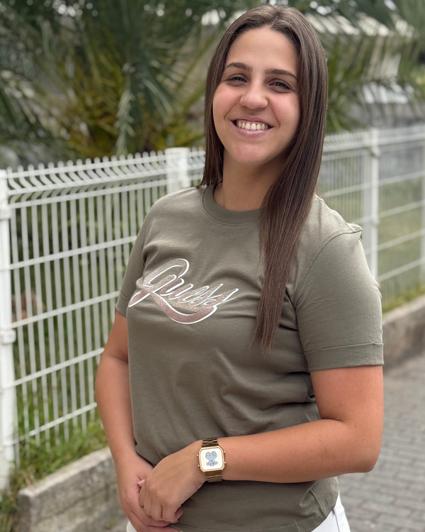 T-Shirt Verde Guess