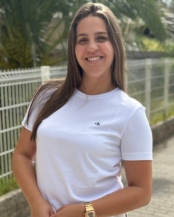 T-Shirt Branca Calvin Klein