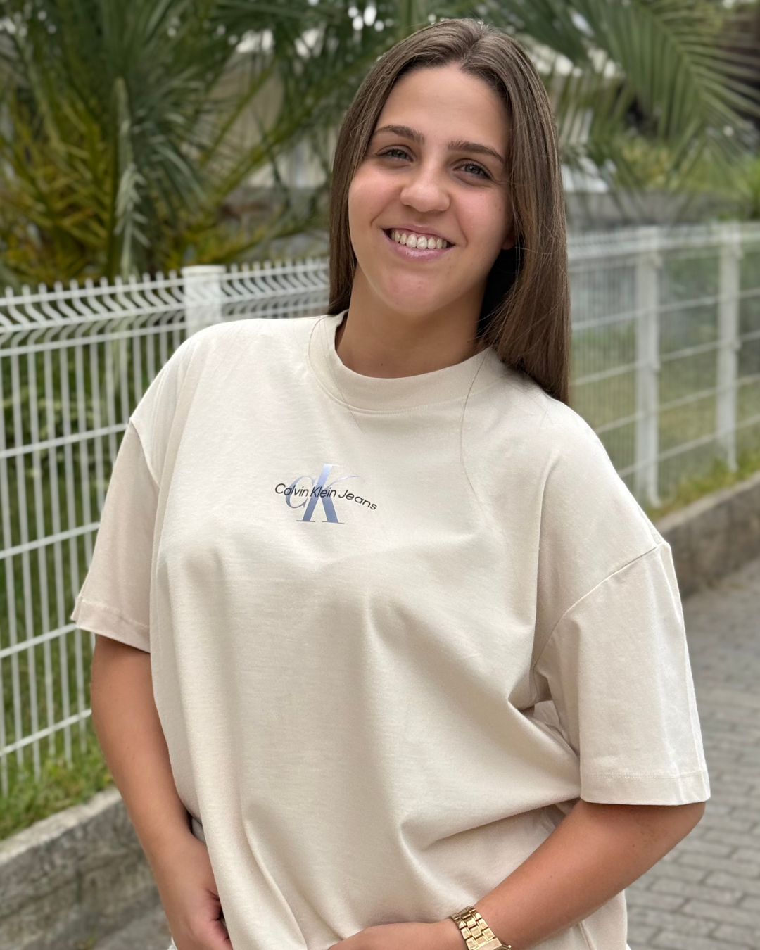 Calvin Klein Beige T-Shirt