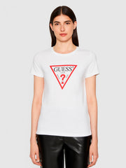 T-shirt com Símbolo Guess