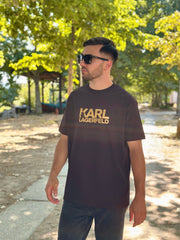 T-Shirt Karl Lagerfeld Preta Homem