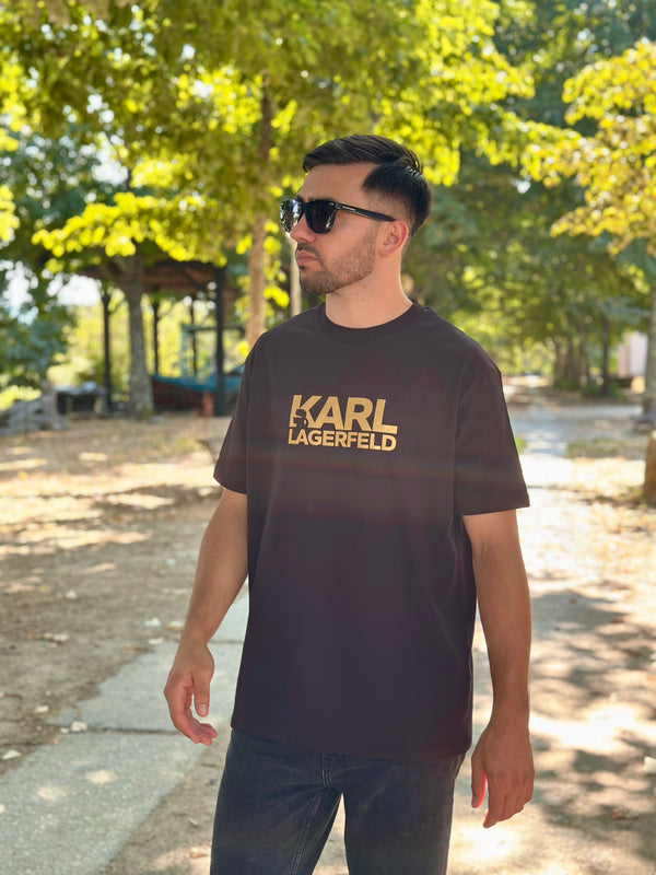 T-Shirt Karl Lagerfeld Preta Homem
