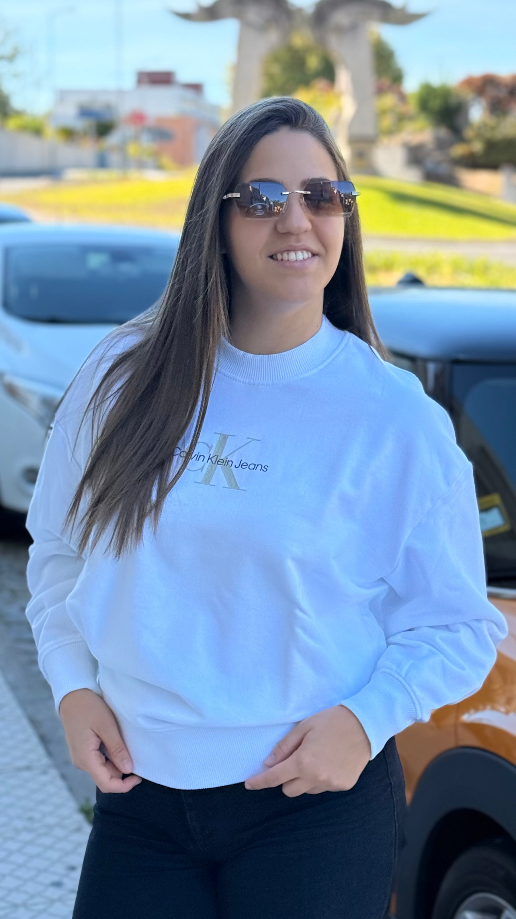 Swaetshirt Calvin Klein de Mulher