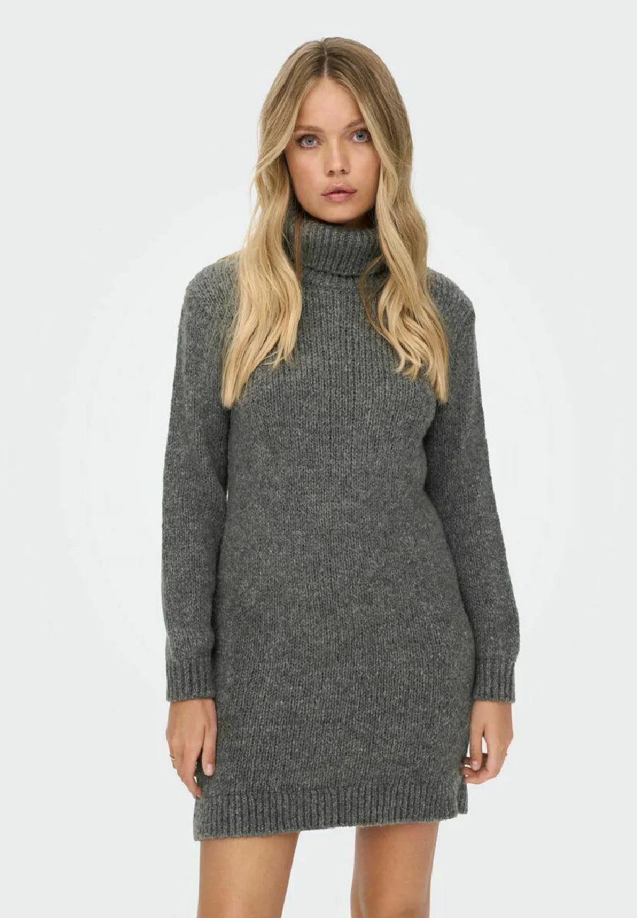 Vestido de Malha com Gola JDY
