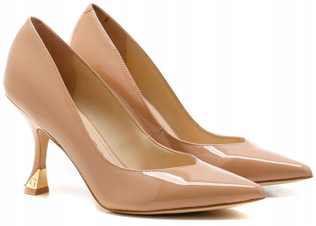 Sapato de Salto Alto Guess de cor Bege