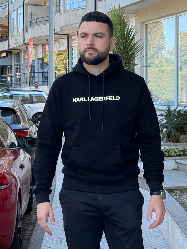 Hoodie Karl Lagerfeld com Dourado de Homem