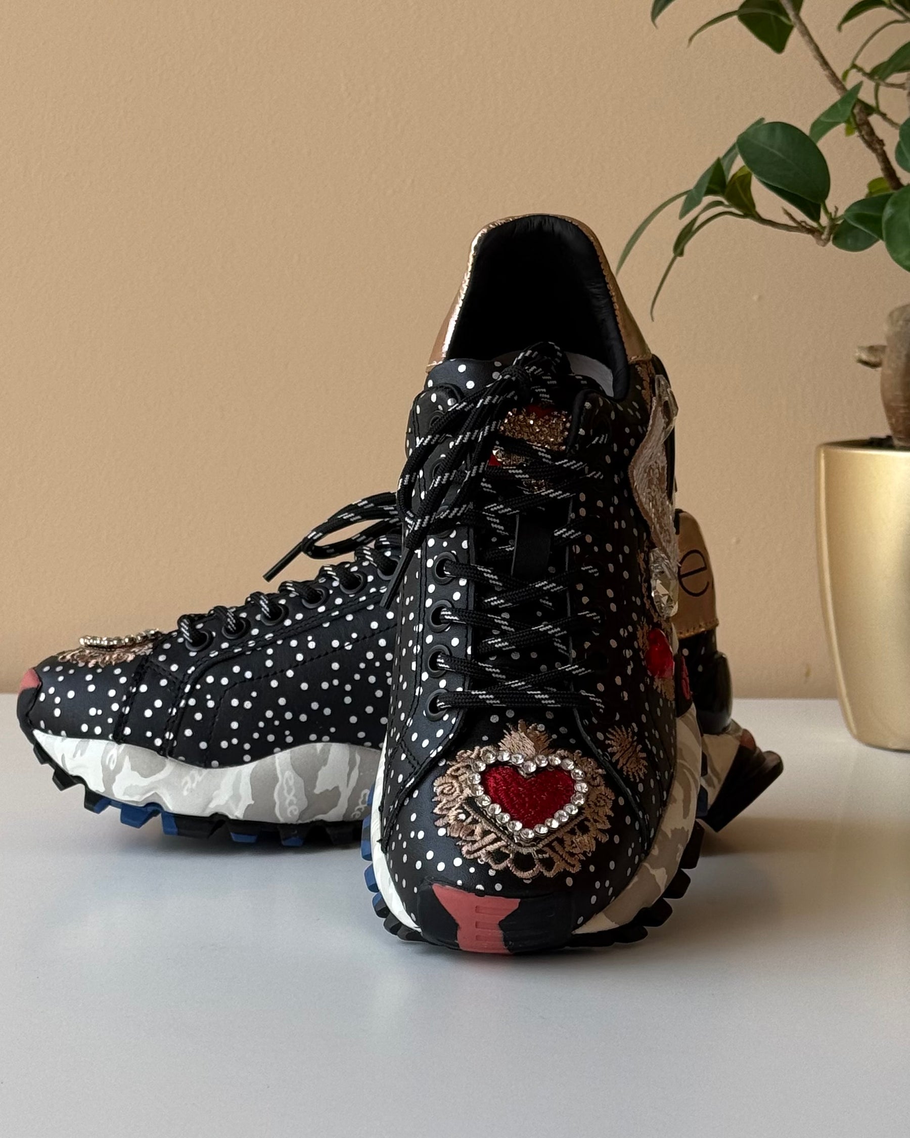 SAPATILHAS EXE BLACK/CHAMPAGNE