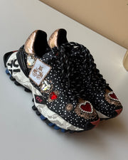 Sapatilhas EXÉ Black/Champagne — Mulher