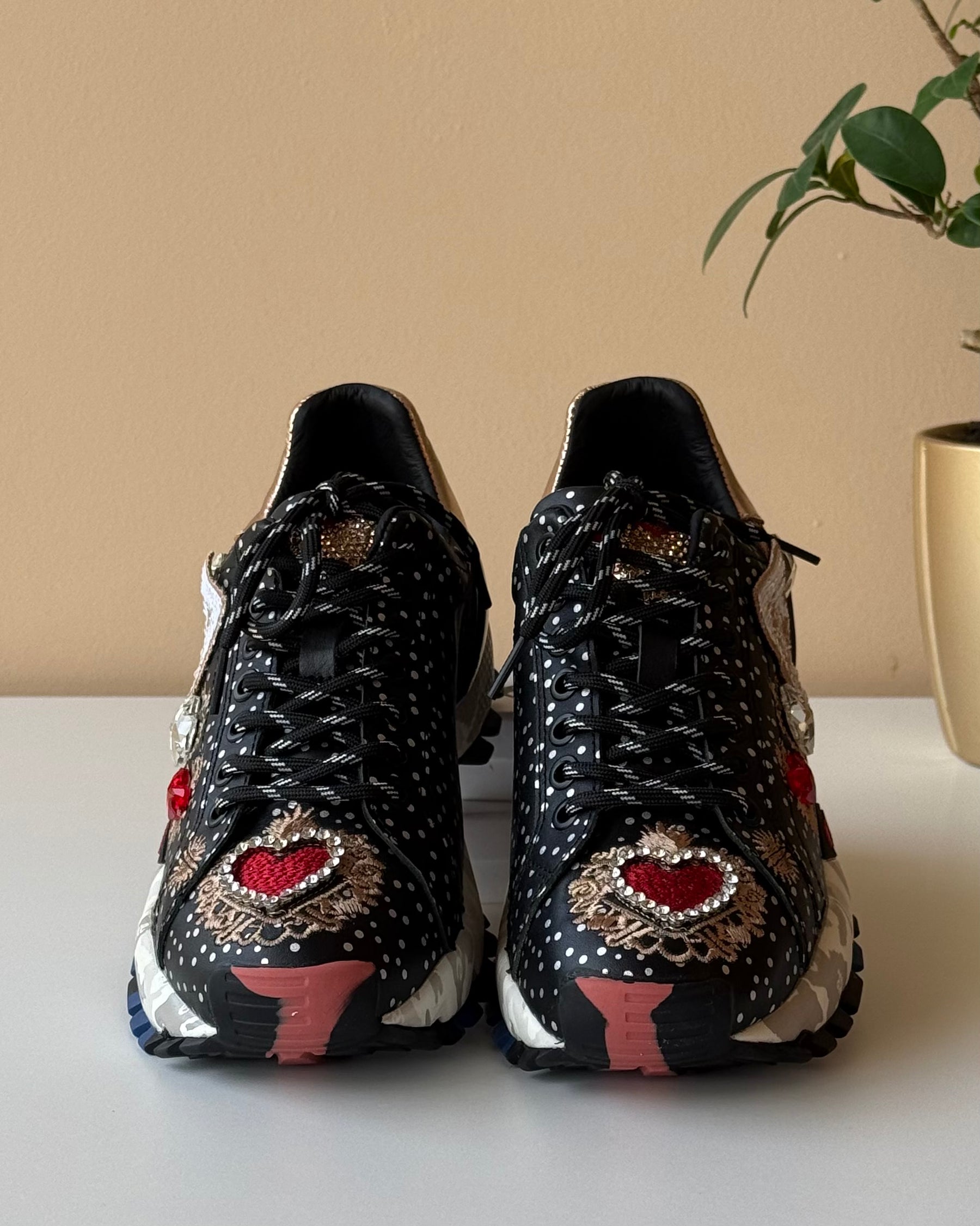 SAPATILHAS EXE BLACK/CHAMPAGNE