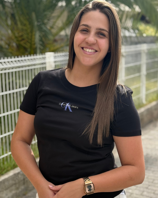 T-Shirt Preta Calvin Klein