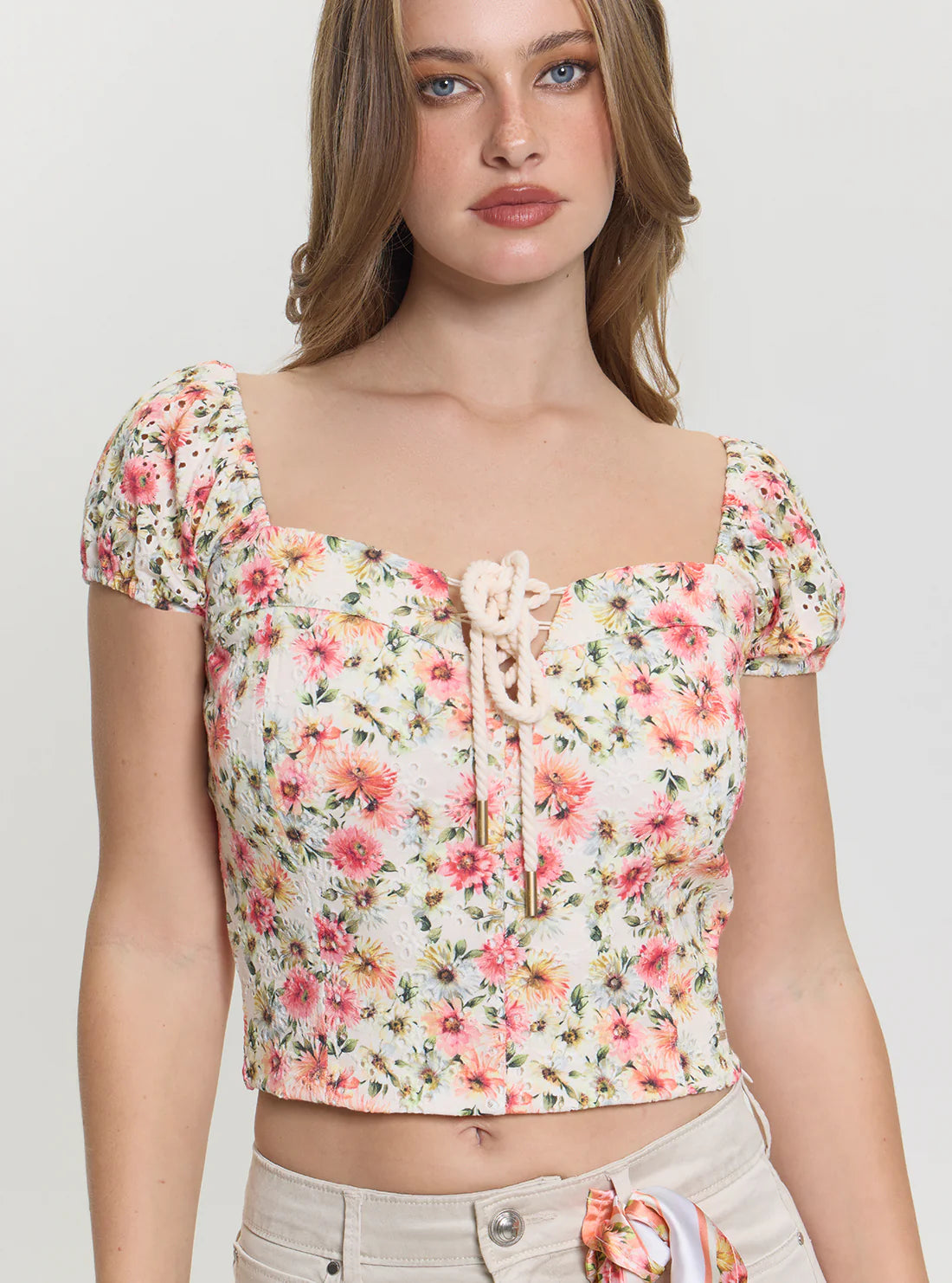 Top Floral Guess