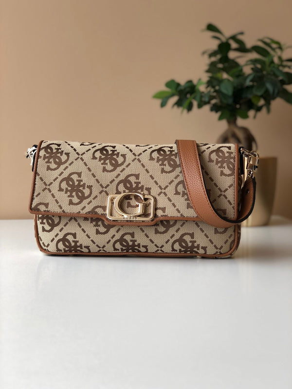 Mala Logomarca Castanha Guess