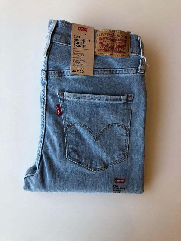 Calças Levi's 720 High-Rise Super Skinny