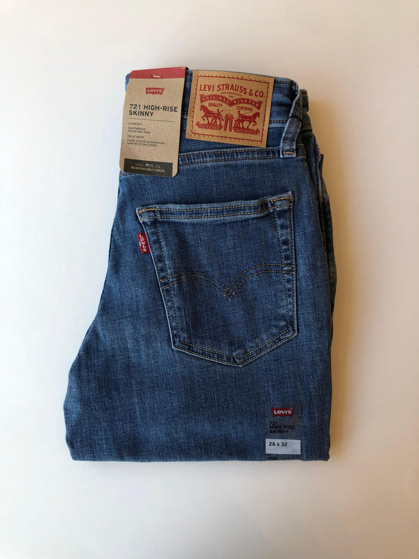 Calças Levi's 721 High-Rise Skinny