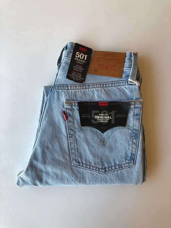 Calças Levi's 501 Original Cropeed