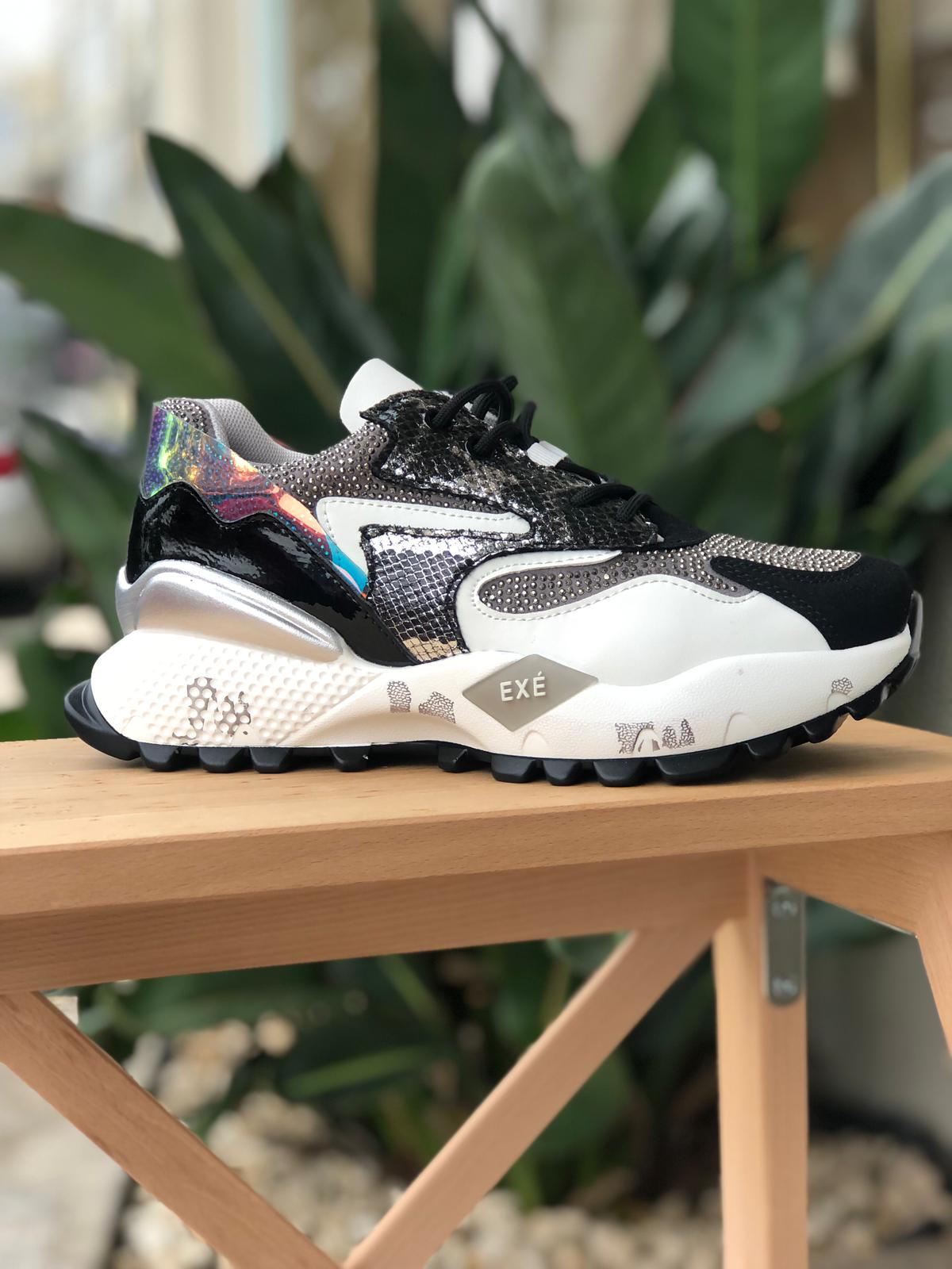 Sapatilhas Exé Black Silver