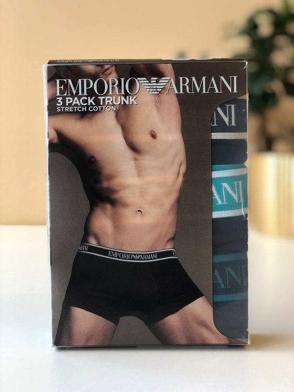 Pack 3 Boxers Emporio Armani Stretch Cotton