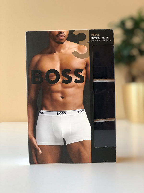 Pack 3 Boxers Boss Power Cotton Stretch