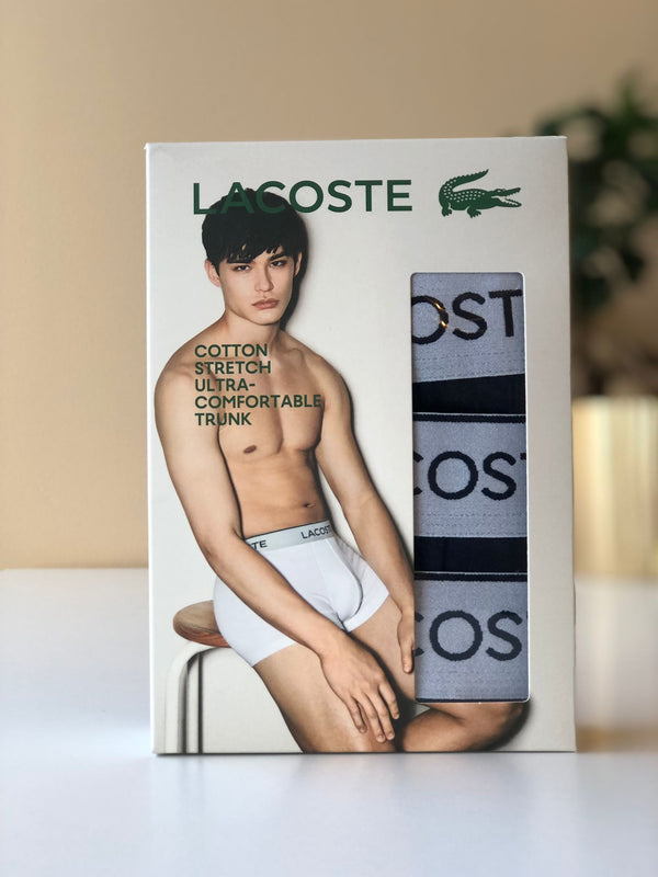 Pack 3 Boxers Lacoste Cotton Stretch Ultra-Comfortable Trunk