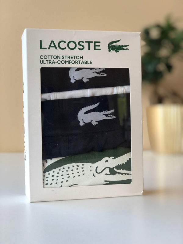 Pack 3 Boxers Lacoste Cotton Stretch Ultra-Comfortable