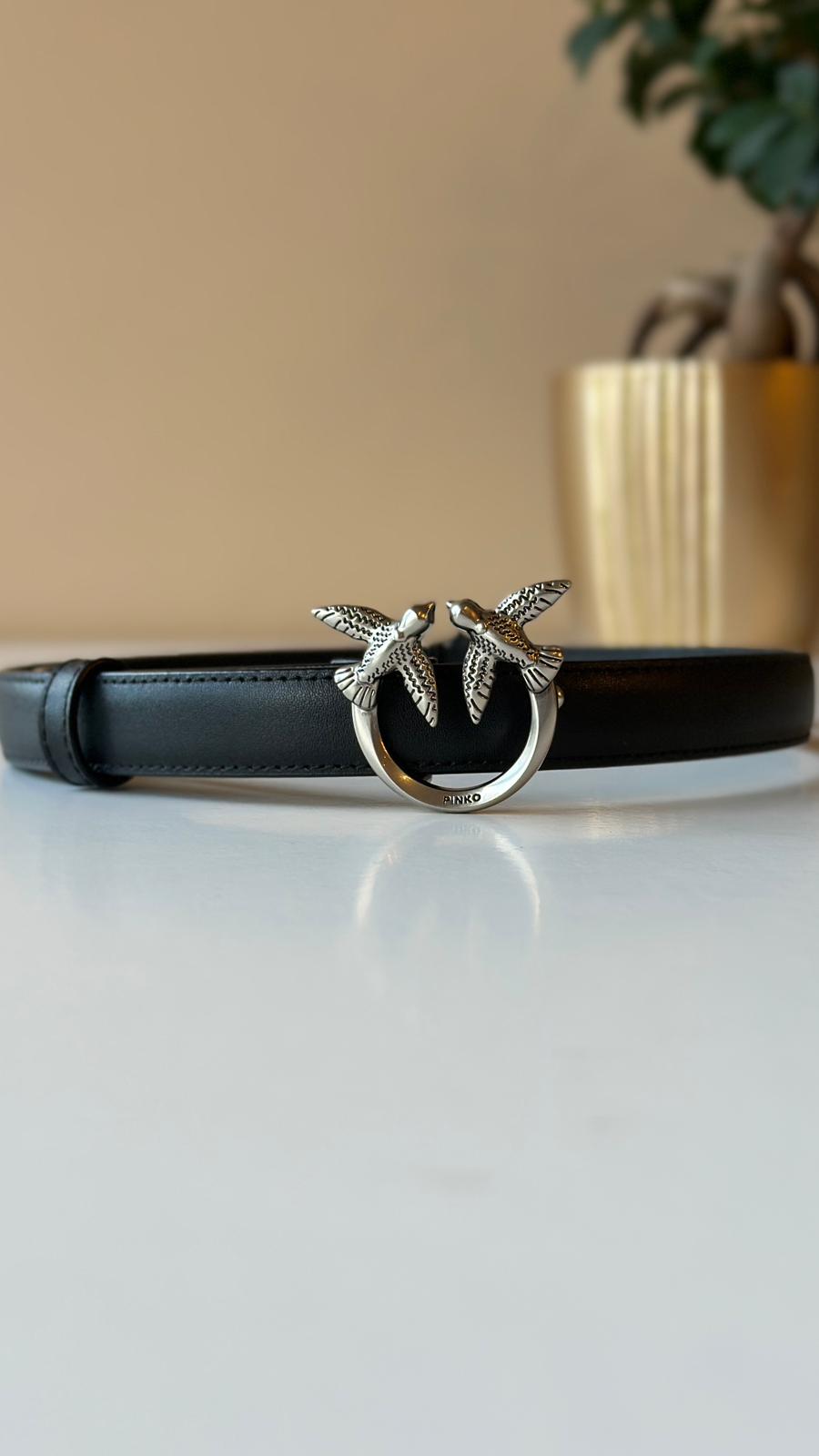Pinko 'Love Berry Belt' Black