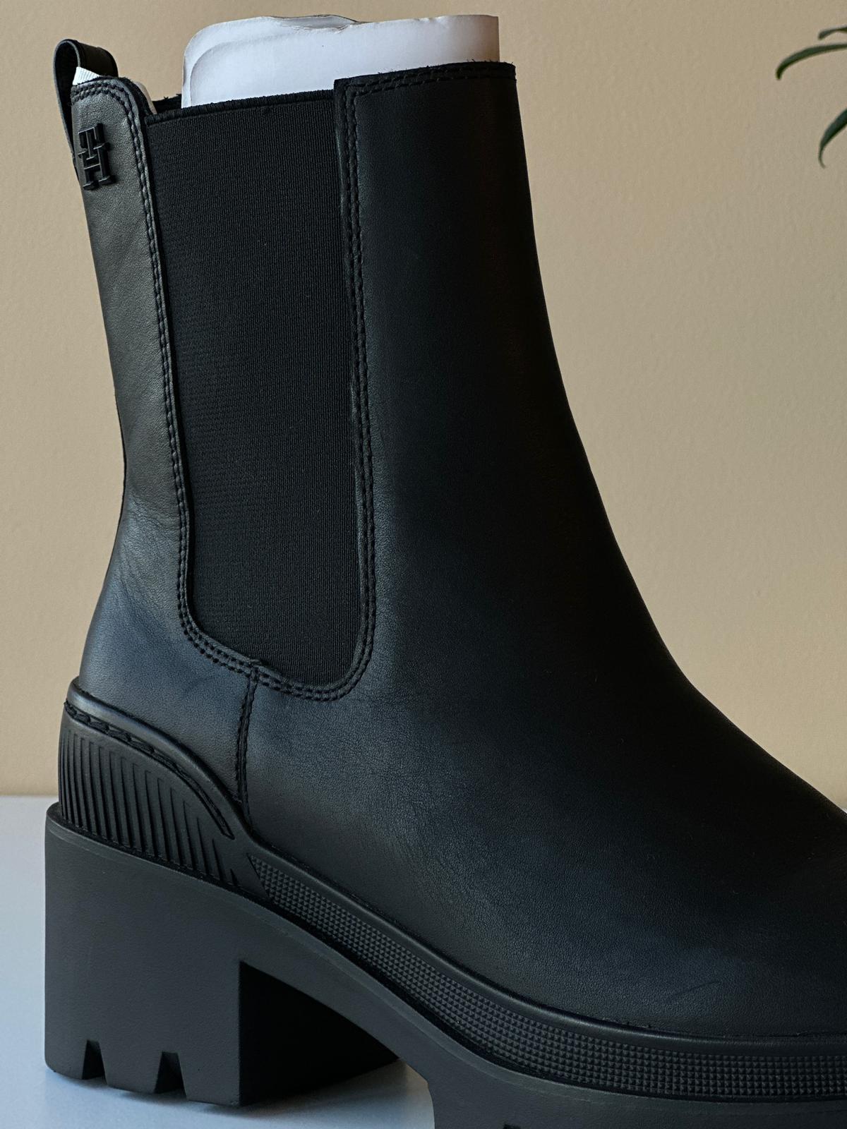 Botas LEATHER MID HEEL Tommy Hilfiger