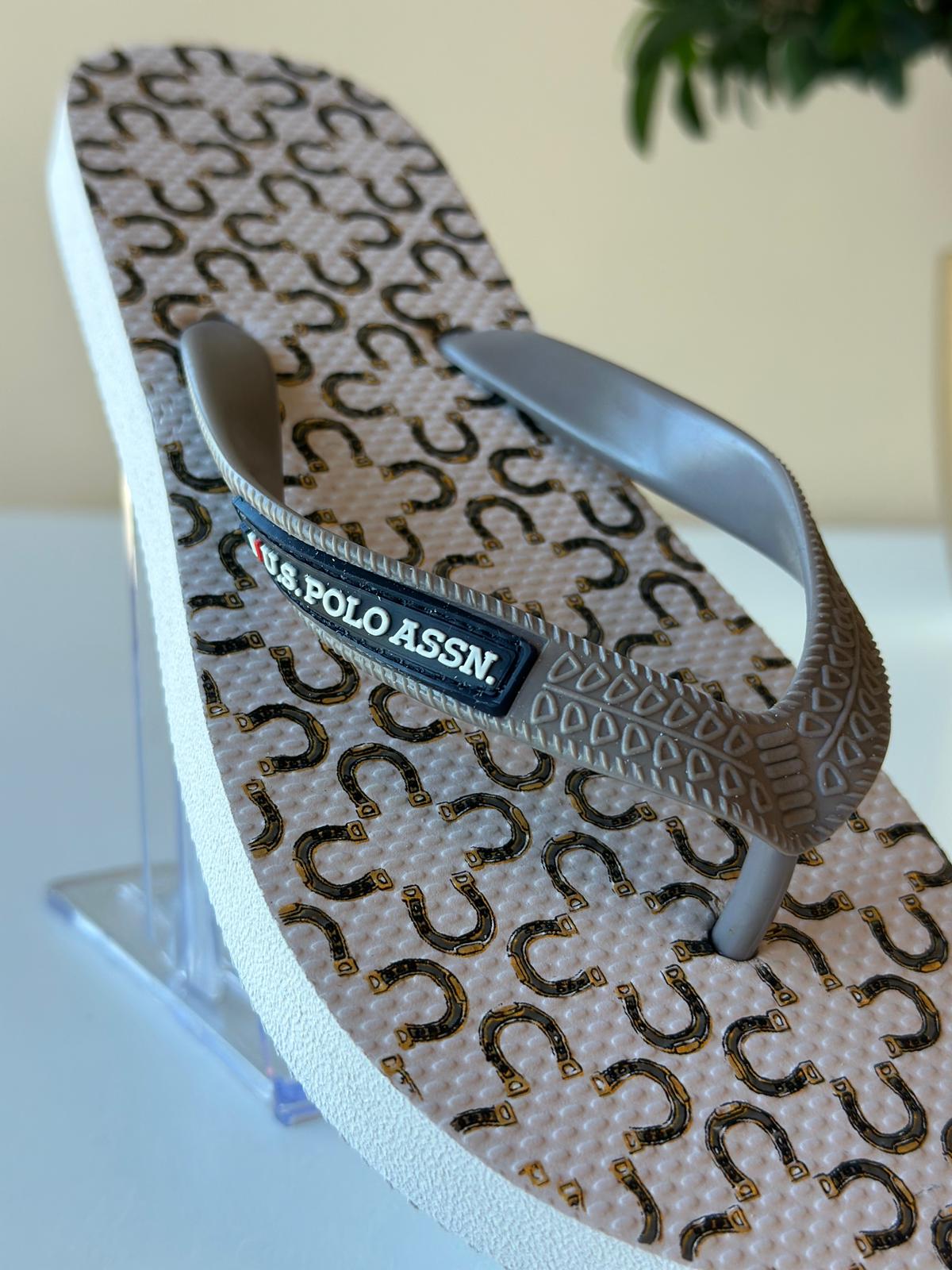 Chinelos de Dedo U.S. Polo Assn. Cinza