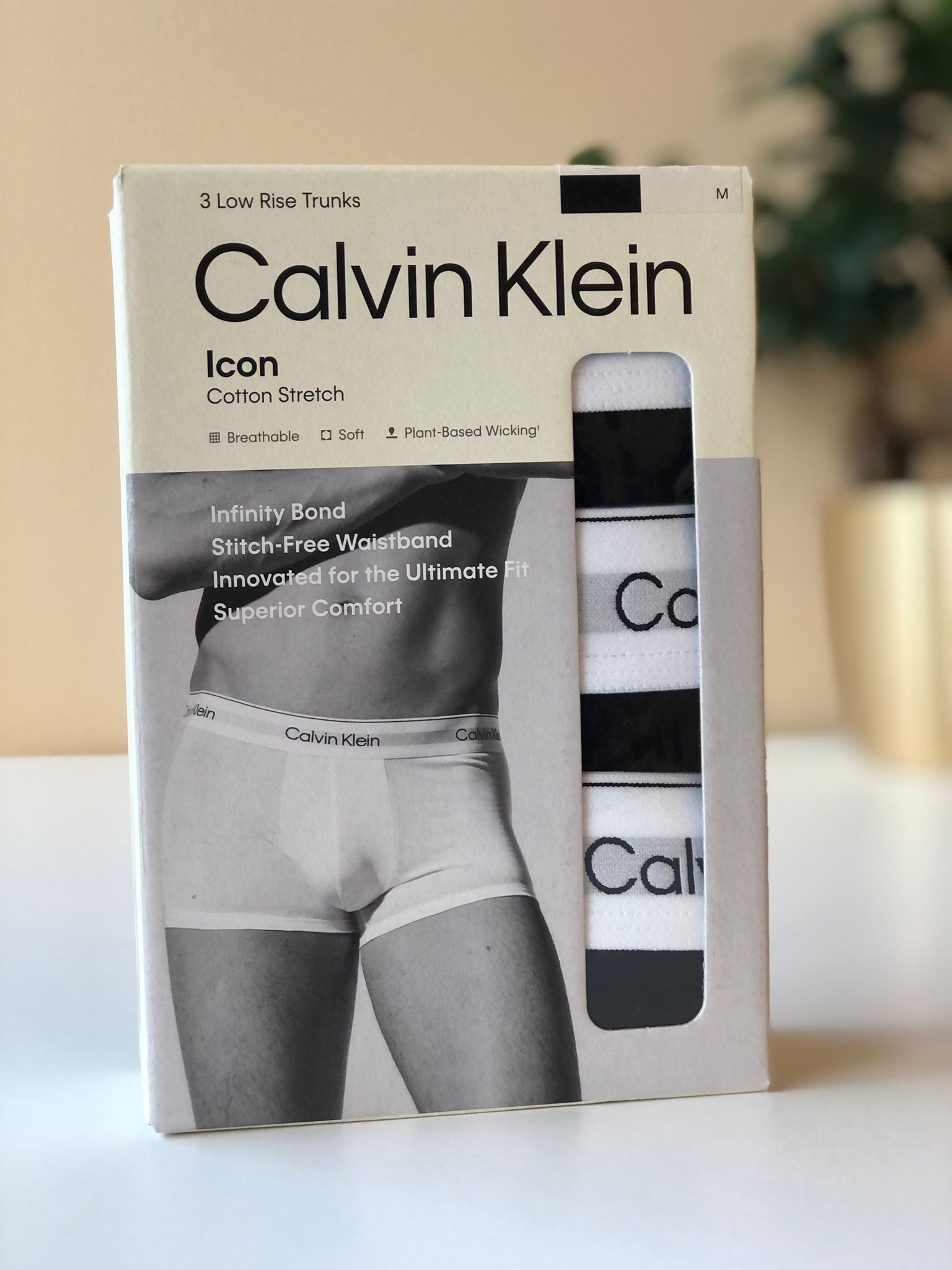 Pack 3 Boxers Calvin Klein Icon Cotton Stretch