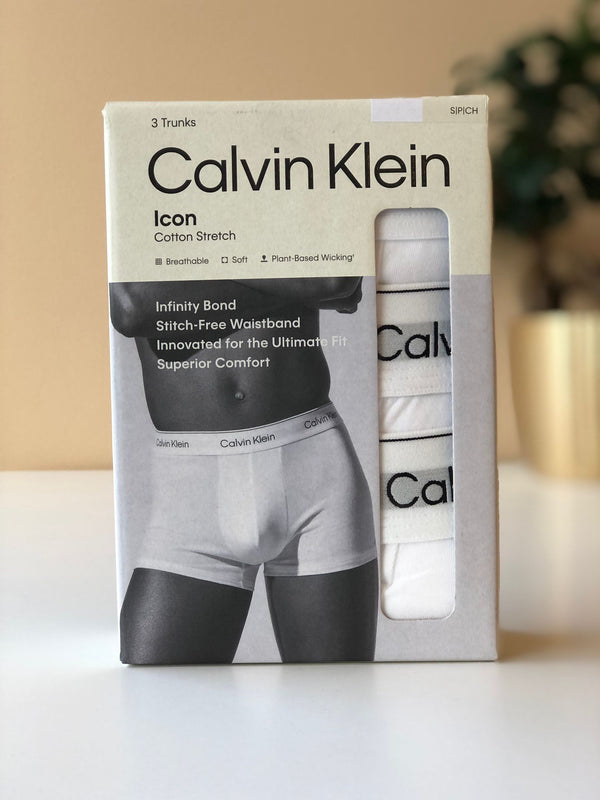Pack 3 Boxers Calvin Klein Icon Cotton Stretch