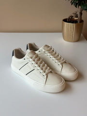 Boss Faux Leather Trainers