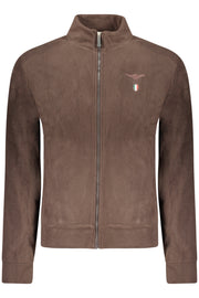 SWEATSHIRT COM BORDADO ACCADEMIA MILITARE HOMEM CASTANHA