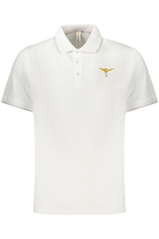 POLO EM ALGODÃO ACCADEMIA MILITARE HOMEM BRANCO