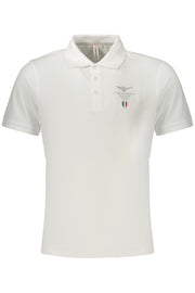 POLO EM ALGODÃO ACCADEMIA MILITARE HOMEM BRANCO