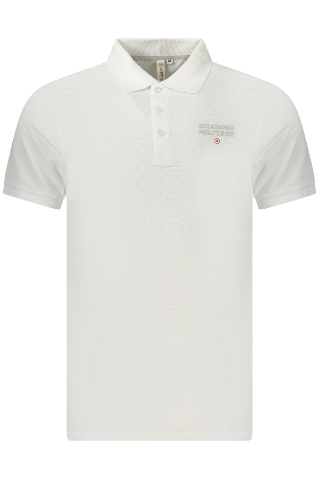 POLO EM ALGODÃO ACCADEMIA MILITARE HOMEM BRANCO