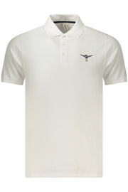 POLO EM ALGODÃO ACCADEMIA MILITARE HOMEM BRANCO