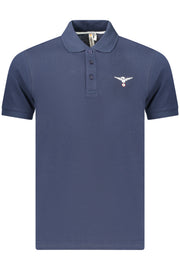POLO EM ALGODÃO ACCADEMIA MILITARE HOMEM AZUL