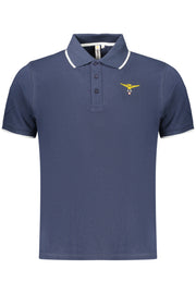 POLO EM ALGODÃO ACCADEMIA MILITARE HOMEM AZUL
