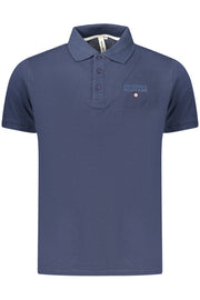 POLO EM ALGODÃO ACCADEMIA MILITARE HOMEM AZUL