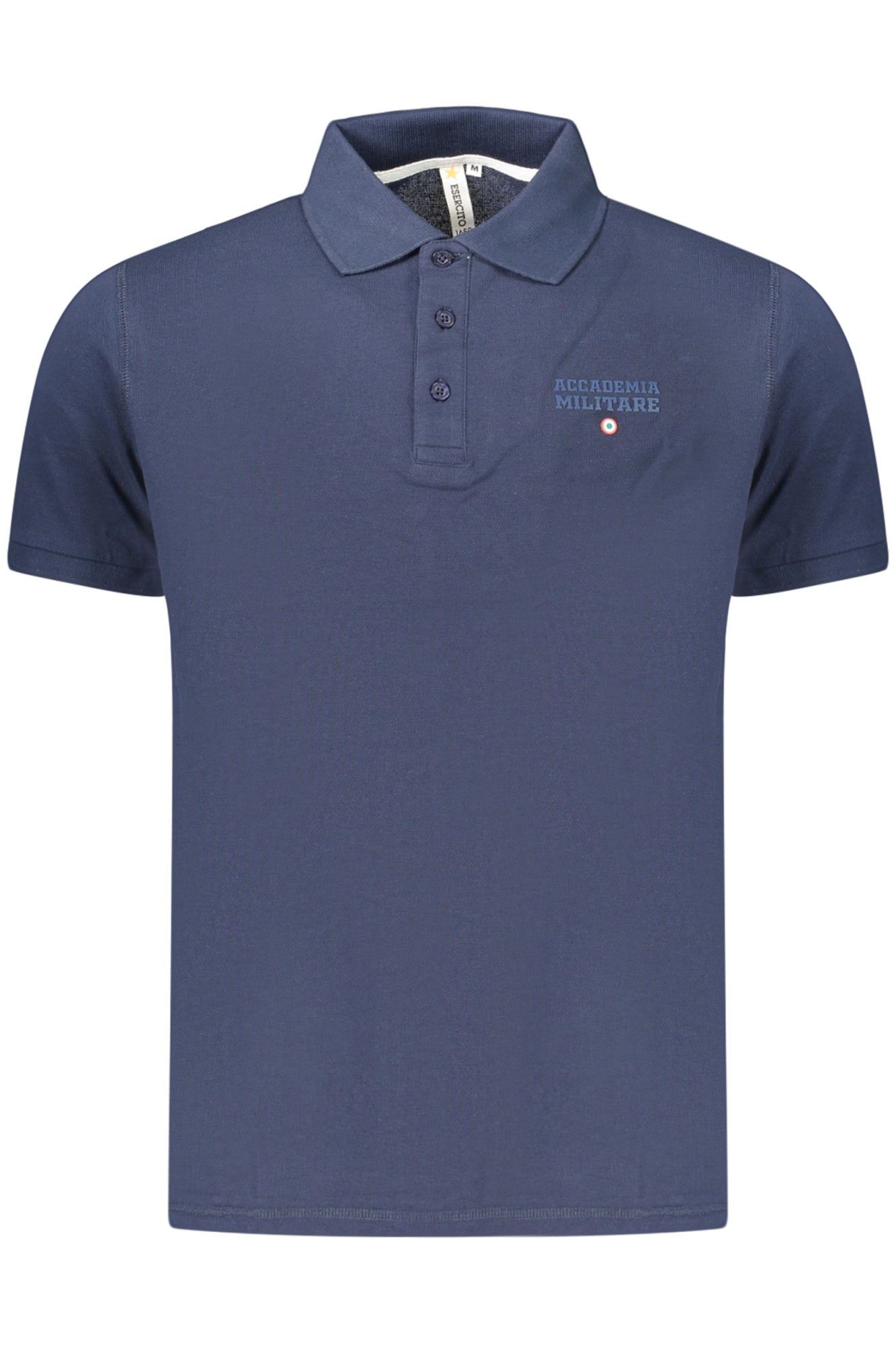 POLO EM ALGODÃO ACCADEMIA MILITARE HOMEM AZUL