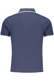 POLO EM ALGODÃO ACCADEMIA MILITARE HOMEM AZUL