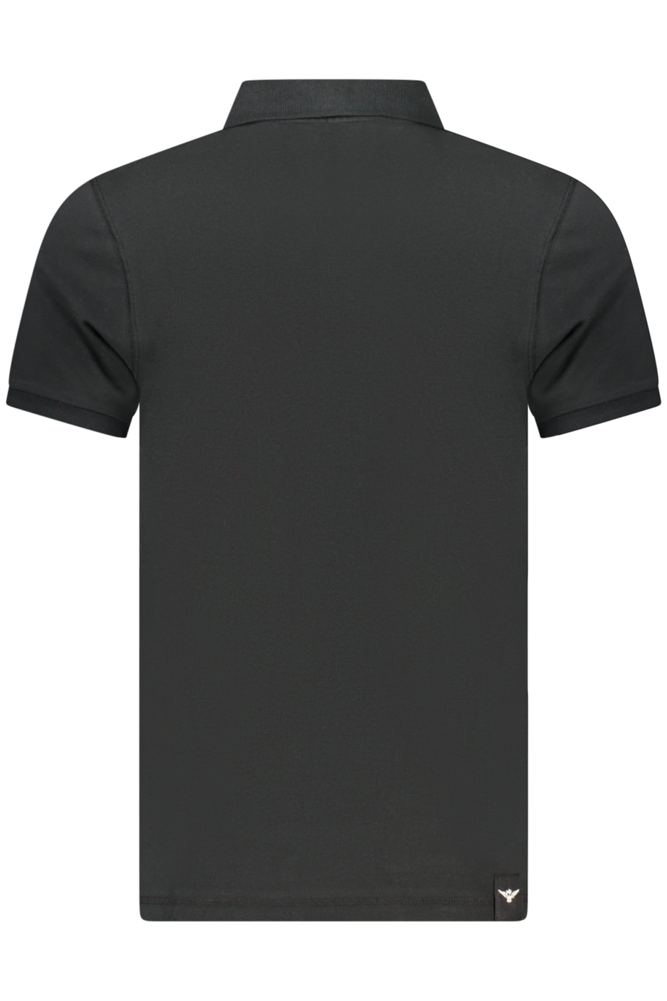 POLO EM ALGODÃO ACCADEMIA MILITARE HOMEM PRETO