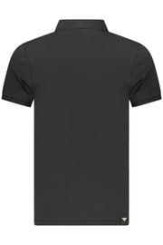 POLO EM ALGODÃO ACCADEMIA MILITARE HOMEM PRETO
