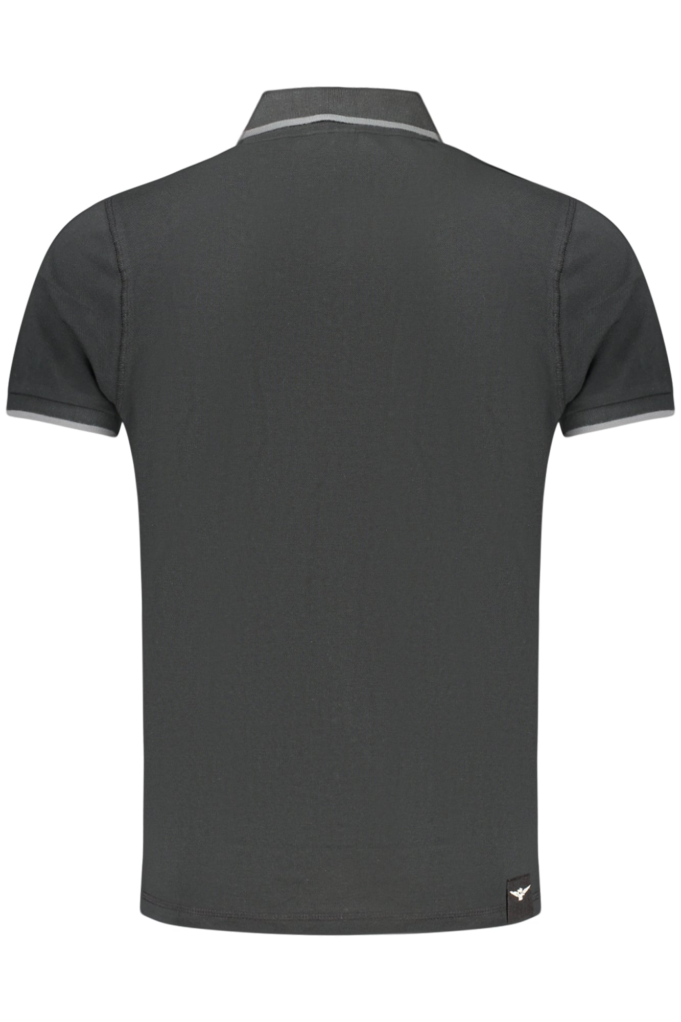 POLO EM ALGODÃO ACCADEMIA MILITARE HOMEM PRETO