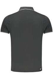 POLO EM ALGODÃO ACCADEMIA MILITARE HOMEM PRETO