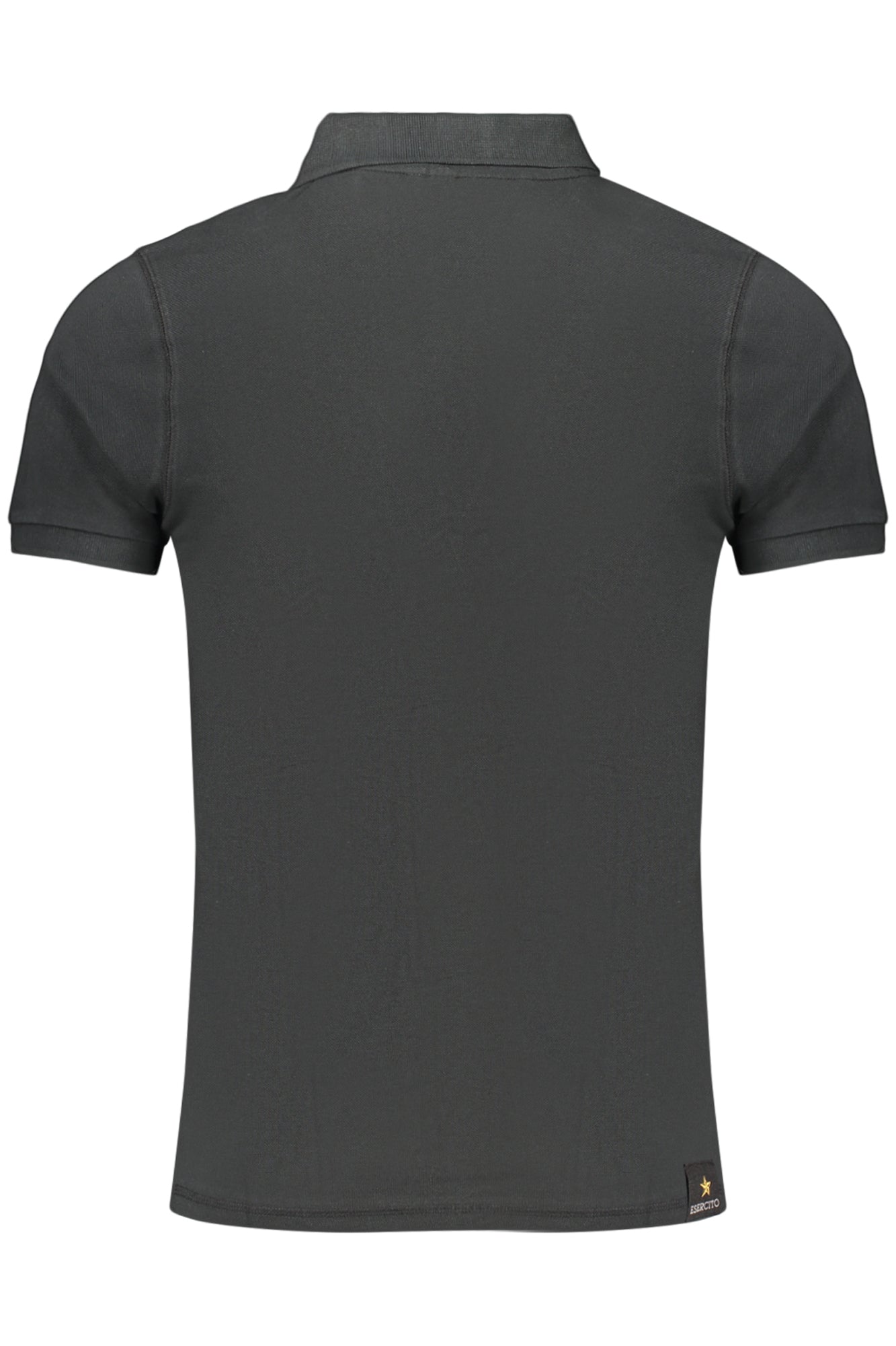 POLO EM ALGODÃO ACCADEMIA MILITARE HOMEM PRETO