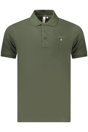 POLO EM ALGODÃO ACCADEMIA MILITARE HOMEM VERDE