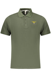 POLO EM ALGODÃO ACCADEMIA MILITARE HOMEM VERDE