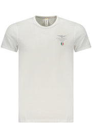 T-SHIRT EM ALGODÃO ACCADEMIA MILITARE HOMEM BRANCA