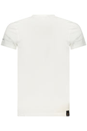 T-SHIRT EM ALGODÃO ACCADEMIA MILITARE HOMEM BRANCA